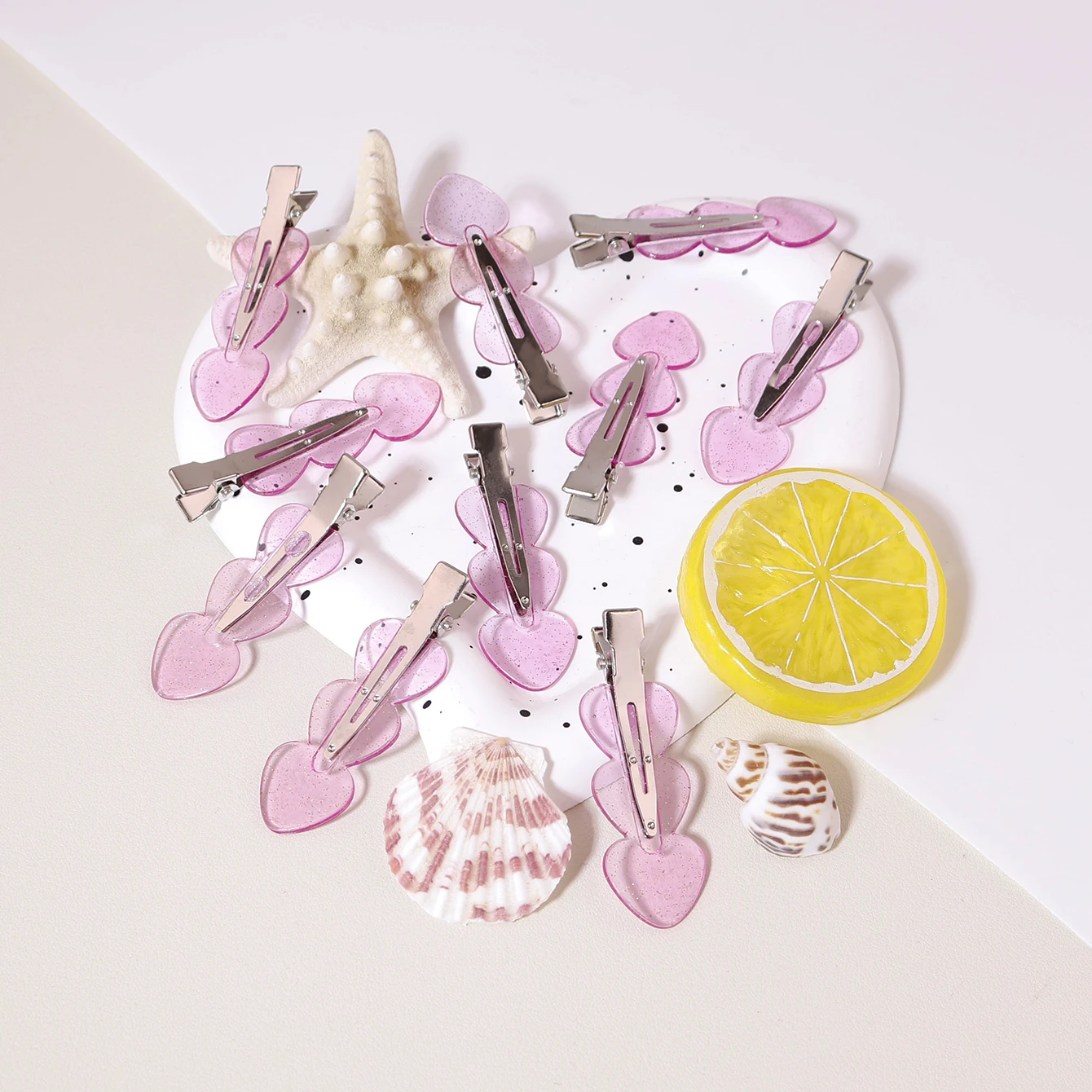 10 قطع مشبك شعر بدون تجعد، مشابك شعر على شكل شجرة معدنية للشعر الرقيق السميك، إكسسوارات لطيفة للنساء، خاصة للشعر المستعار الحقيقي #2