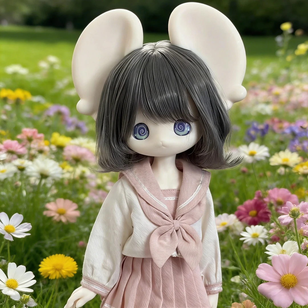 

Кукла-мышь из полимерной смолы BJD, коллаборация Cfdoll × Miragelab, серия Mizni, 6 подвижных суставов, коллекционная художественная кукла для коллекционеров кукол