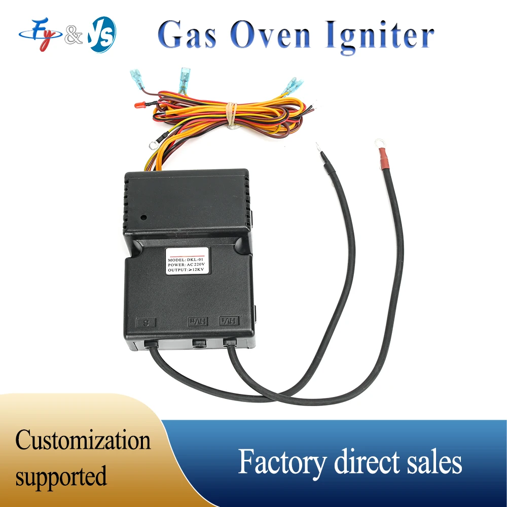 Gas Oven Pulse Ignition Controller Ignition System General Commercial Gas Oven Igniter AC220V 12KV Gas Oven Accessories