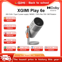 XGIMI Play6e DLP 1080P PTZ Mini Portable Full HD Home Theater Camping 4K Projector With Battery Android Smart TV MEMC