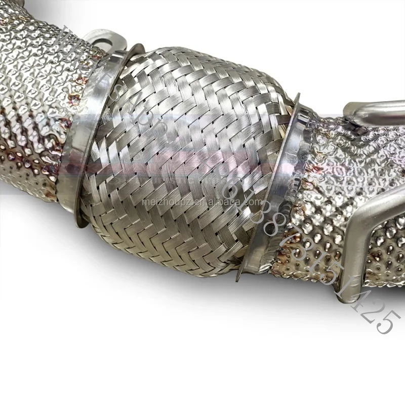 

Suitable Downpipe with Heat Shield 570/570S 2015-2018 3.8T High Performance Down Pipe Direct Exhaust Pipe