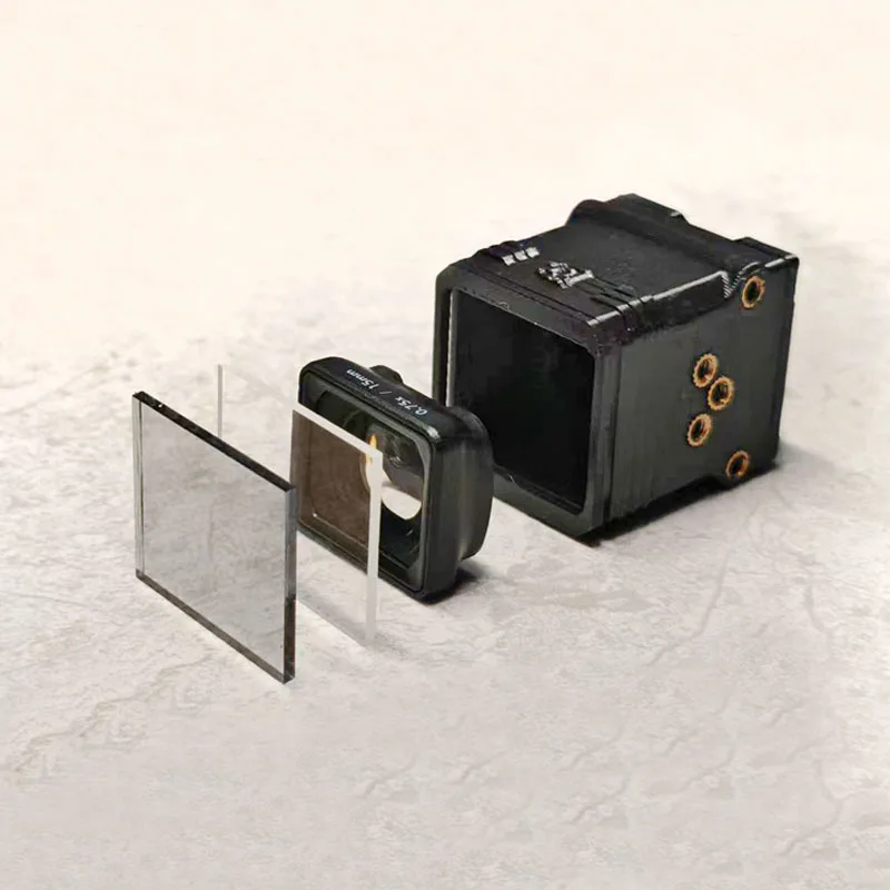 

1 комплект защитной рамки из ТПУ, кварцевое стекло, карман с УФ-фильтром, 2 модифицированных объектива с увеличенным объективом для радиоуправляемого дрона DJI O3/O4 Pro