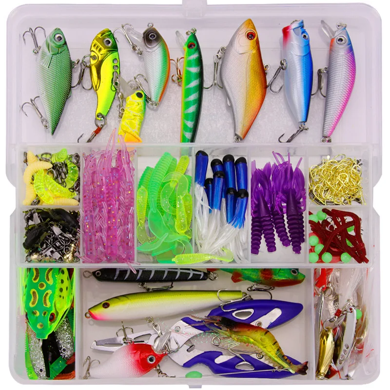 wehe-300pcs-lure-fishing-bait-set-multi-layer-swimbaits-hard-soft-plastic-crankbait-minnow-jig-hooks-tackle-box-kit-accessories
