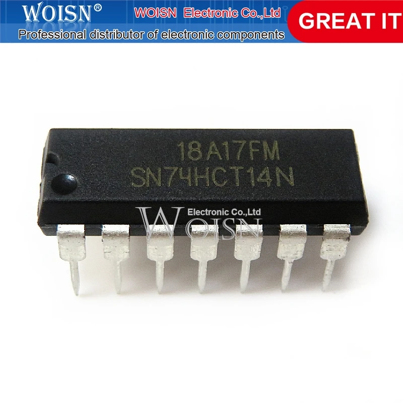 10PCS SN74HCT14N DIP14 SN74HCT14 74HCT14 DIP-14 74HCT14N DIP