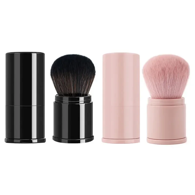 Quality Portable Mini Retractable Blush Brush Soft Loose Powder Foundation Makeup Brush Multi Functional Nail Beauty Makeup Tool