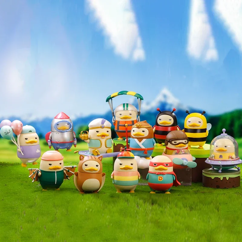 POP MART Duckoo Flying Series слепая коробка игрушки Guess Bag Mystery Box Mistery Caixa Фигурка Surpresa милая модель на день рождения