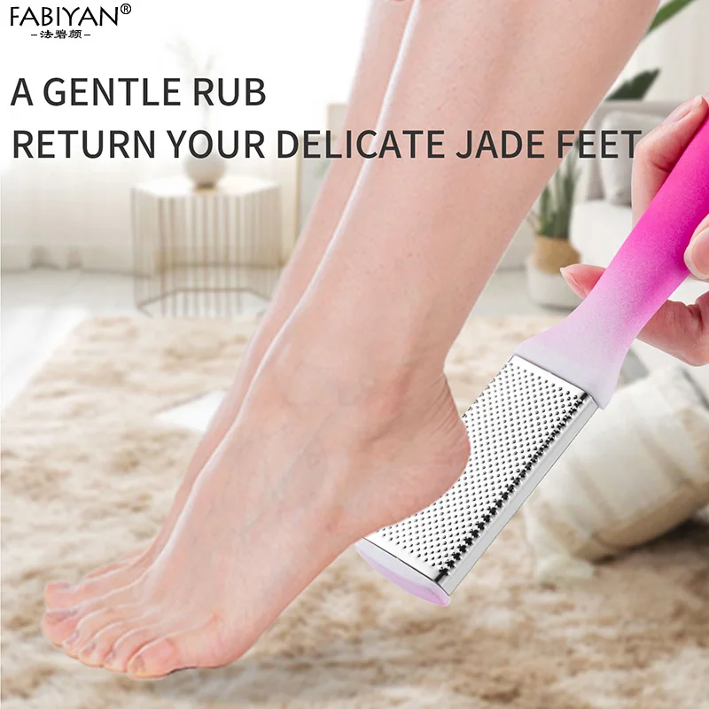 Foot File Pedicure Care Tools Foot Rasp Stainless Steel Dead Skin Callus Remover Two Sides