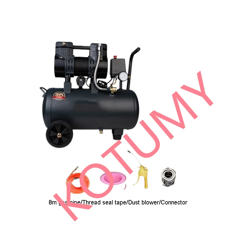 15L/30L 1580W 8bar/0.8Mpa 220V Low Pressure Operation Four Cylinder High Pressure Air Compressor Air Pump Spray Paint/Nail