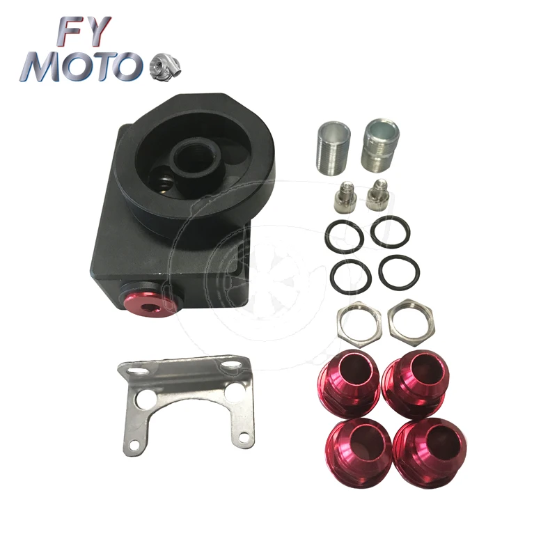 Thermostatic Block Remote Oil Filter & Oil Cooler Relocation