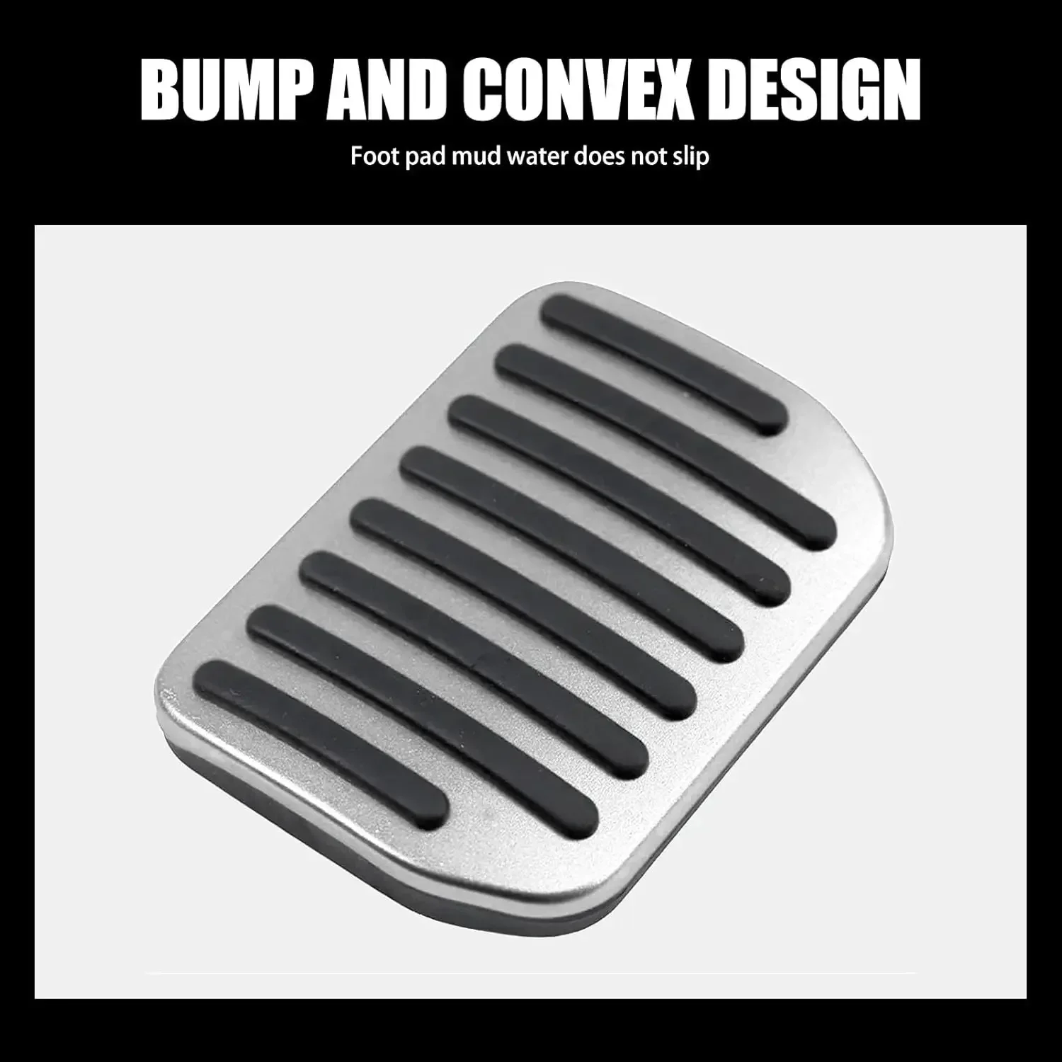 ل تسلا نموذج 3/Y غطاء دواسة الألومنيوم 2 حزمة الملحقات 2022-2025 منصات دواسة القدم المضادة للانزلاق الأداء مسرع Tesmayx