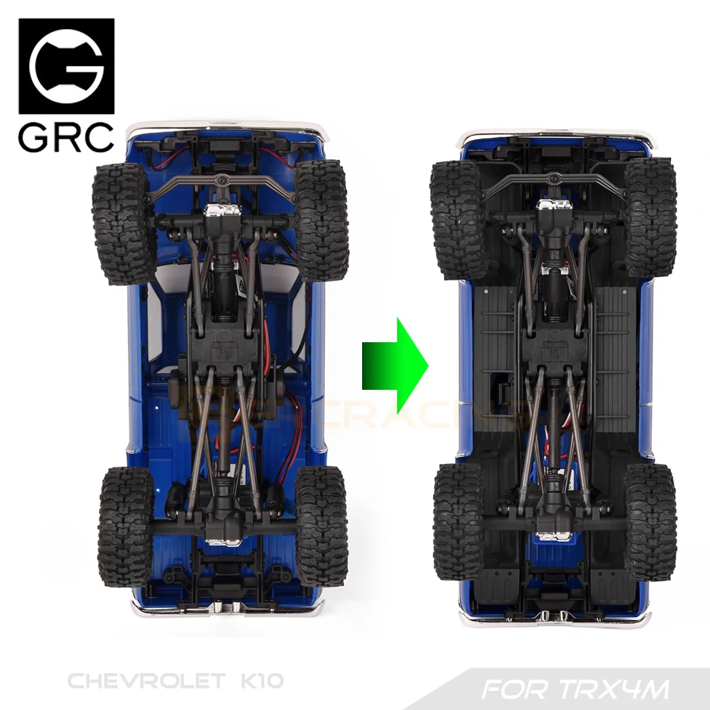 Trx4m 3D-geprinte interieurstoelen en spatborden, geschikt voor 1/18 Remote Crawler Traxxas Trx-4m auto Chevrolet K10 upgrade-onderdelen
