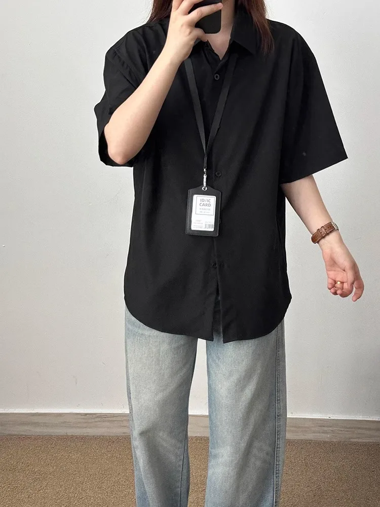 

Bla Ice Silk ort Sve irt Мужская летняя тонкая драпировка DK orm irt Солнцезащитный крем Qui Dry Верхняя одежда Дышащая ло...