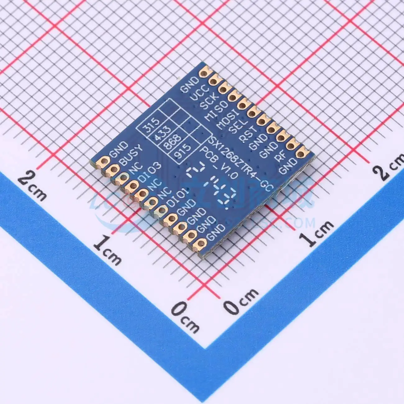 2pcs SX1262TR8-GC SMD 15x15mm transceiver 868MHz GFSK FSK RF Wireless Communication Module for Smart Home System