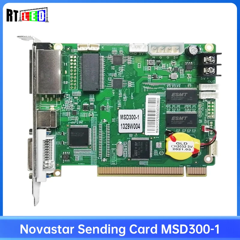 Imagem -03 - Rtled Novastar Msd3001 Envio de Cartões Sistema Síncrono Full Color Led Painel de Cartão de Controle