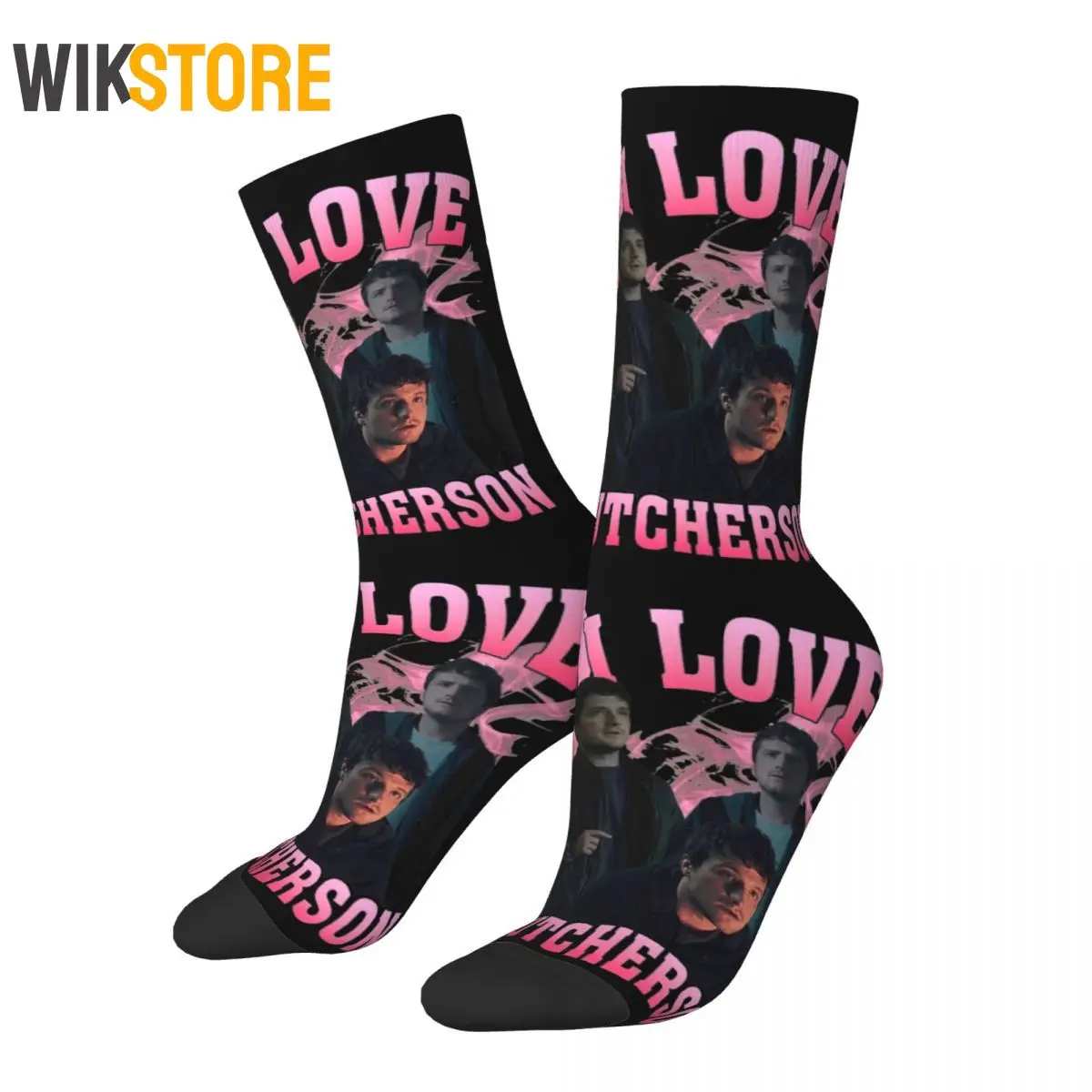 

Josh Hutcherson Whistle Meme Socks Men's Women's Funny Happy Socks Novelty Spring Summer Autumn Winter Stockings Cute Sock