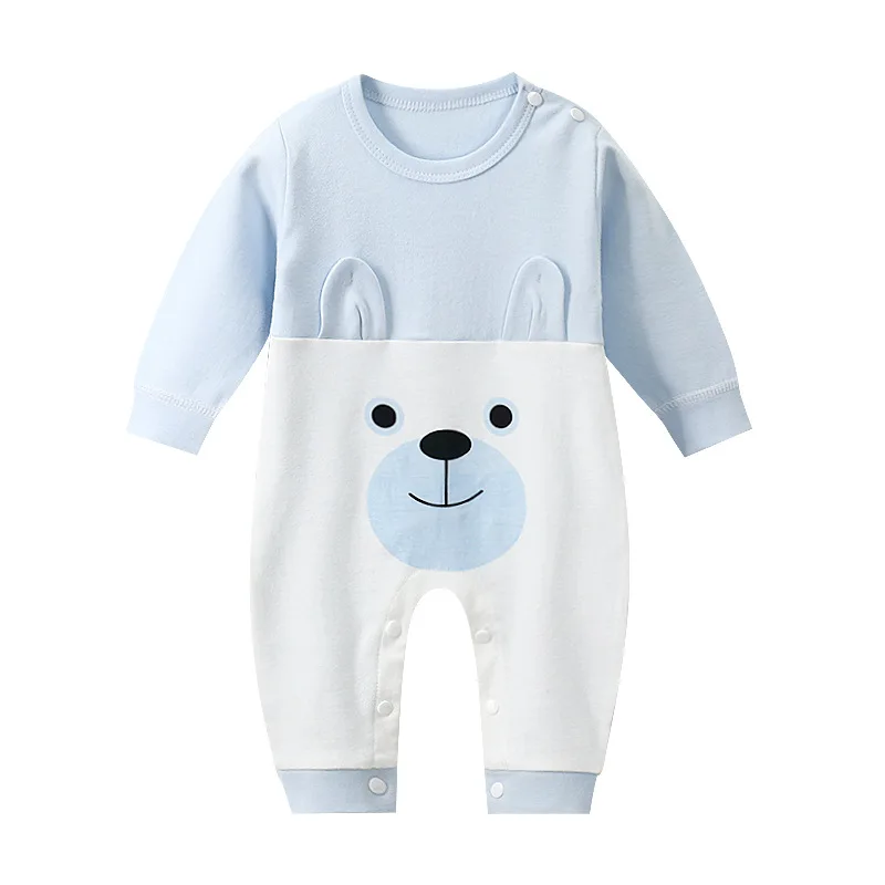 Baby Clothes  Newborn Baby Romper Infant Baby Boys Girls Long Sleeve Cartoon Bear Rompers Jumpsuit Clothes WUDIMIQI