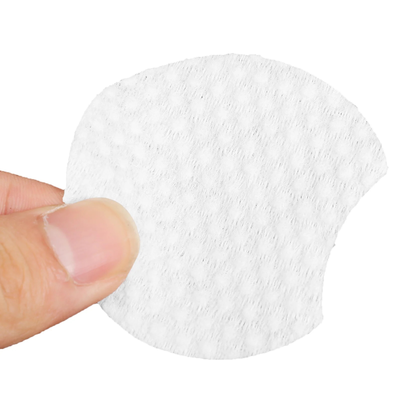 600 Pcs Facial Makeup Pads Pearl Pattern Remover Cotton Face Cleansing Wipes Non-woven Fabric Wet for White