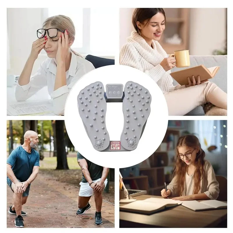 A69M-Electric Foot Massager Discomfort Relief Relaxation Portable Tired Muscle Relief Electric Foot Massager