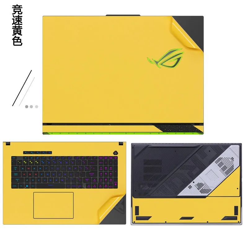 Protector Adhesivo de Vinilo Mate Precortado para Portátil Asus ROG STRIX G513 RM Q G713 QM QY G713P ROG STRIX 16 G614FR G614 PR