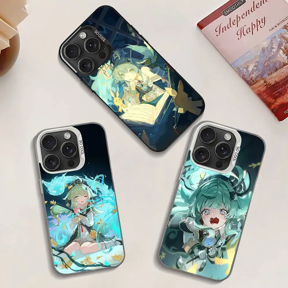 

Honkai Star Rail Huohuo Phone Case For IPhone 17 16 15 14 13 12 11 Pro Max Plus Color Shockproof Back Silver Cover