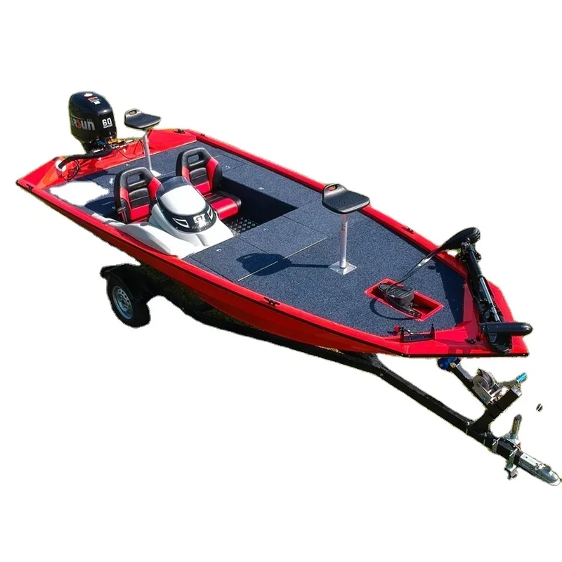 

4.9m/16ft 30-90PH Marine Grade Aluminum Bass Fishing 5 Passengers Boats for Fishing/Hunting Outdoor Activities