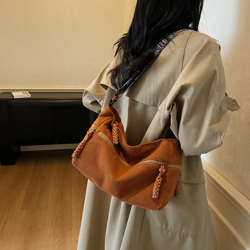 

2025 Women's Casual Shoulder Bag, Genuine Leather Multi-way Crossbody Purse, Large Capacity Tote for Work Commute & Daily Use