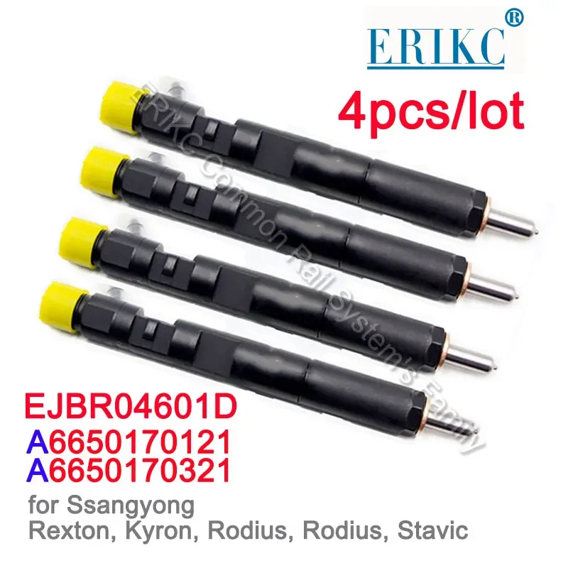 

EJBR04601D A6650170121 Diesel Common Rail Fuel Injector EJBR0 4601D OEM for A6650170321 SSANGYONG REXTON Euro 3