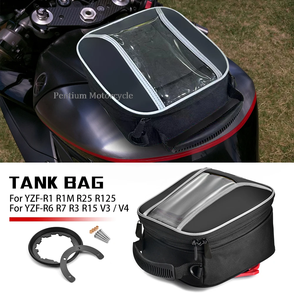 Fuel Tank Bag For YAMAHA YZF-R7 R6 R1 R1M R25 R3 R125 R15 V3 R15 V4  Motorcycle Bags Luggage Multi-Function bag