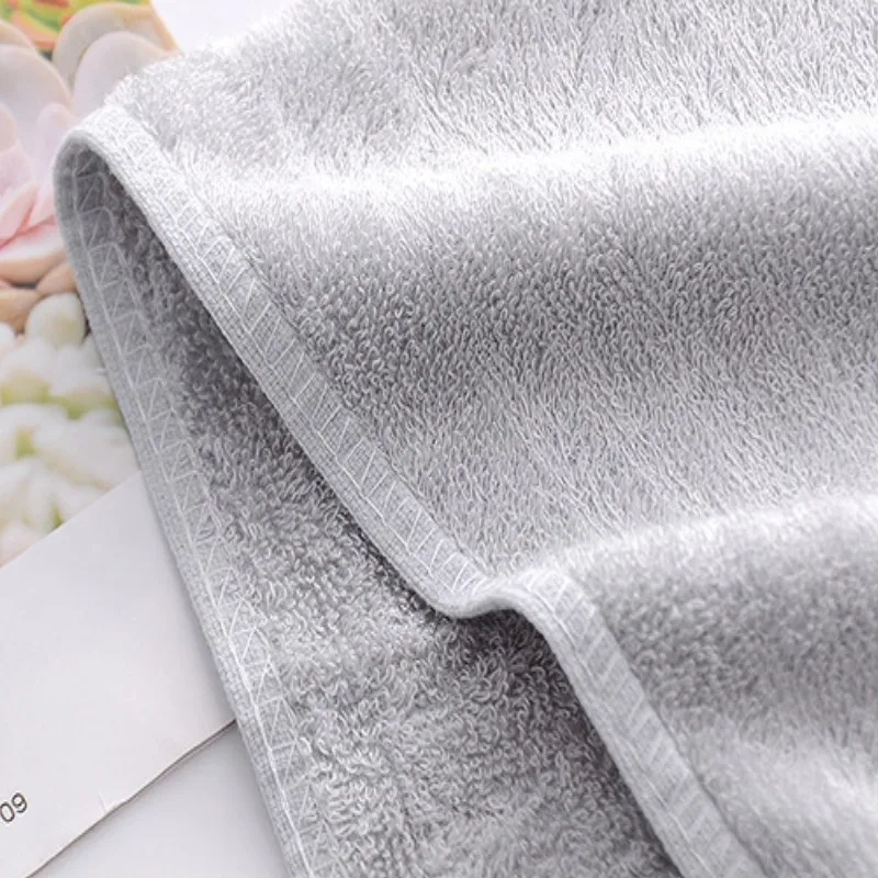 2/4 PCS Wholesale Bamboo Fiber Towel Sets Solid Thickening Small Hand Towel Children Bathroom Wash Face Towel 타월 Serviettes Pink