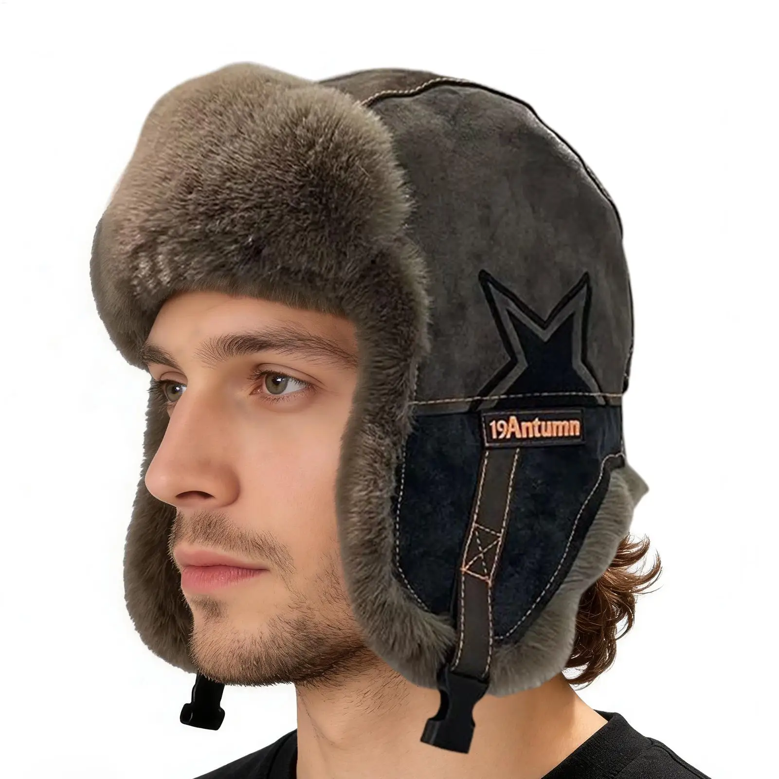 1pc Winter Warm Trapper Pilot Caps for Women Men Hunting Warm Ear Flap Russian Winter Ski Cold Weather Bomber Hats