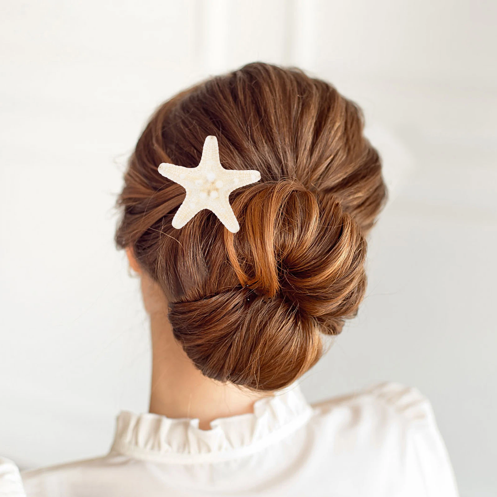 

2Pcs Sea Prom Gifts Beach Five-Pointed Hairpin Styling Star Bridal Hair Clip Clip Star Hair Pins Aid Hairpins