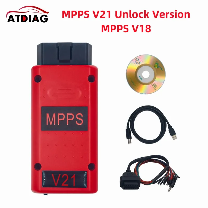 

MPPS PRO V21 разблокировка без ограничения Кабель Tricore MPPS V18 ECU Чип-тюнинг лучше, чем V16 OBD Breakout ECU Bench Pinout Cable