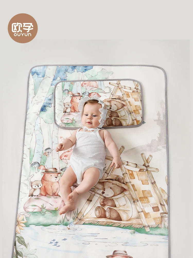 

Охлаждающий коврик для детей Class A Safe Ramie — летний коврик для дошкольного сна для малышей, международной детский сад, детская кроватка