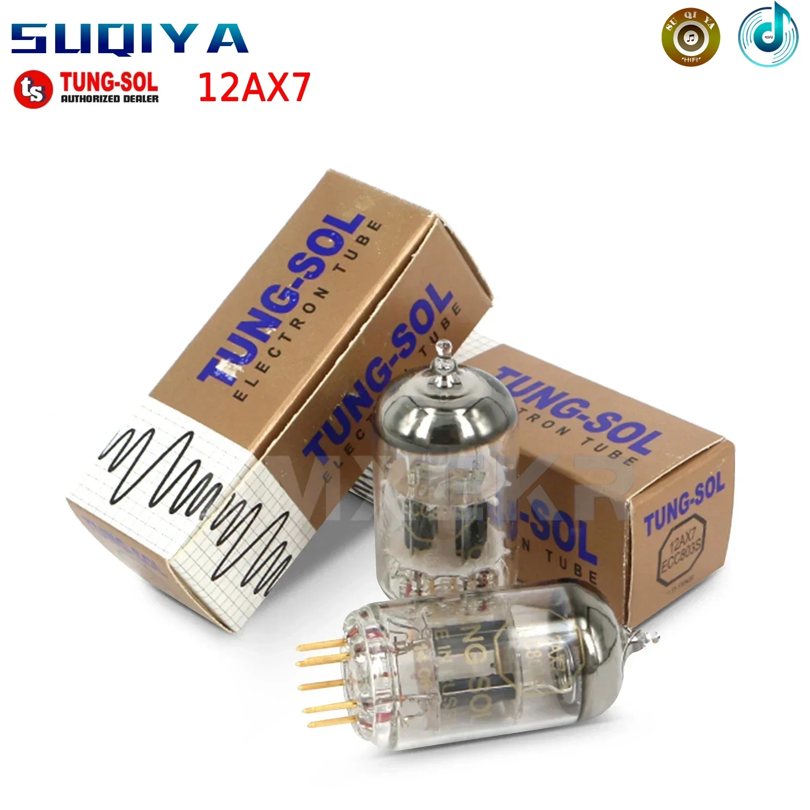 TUNG-SOL 12AX7 Small Signal Tube ECC83 Vacuum Tube Original Precise Matching Electronic Tube Amplifier HIFI Audio Power Amplifie