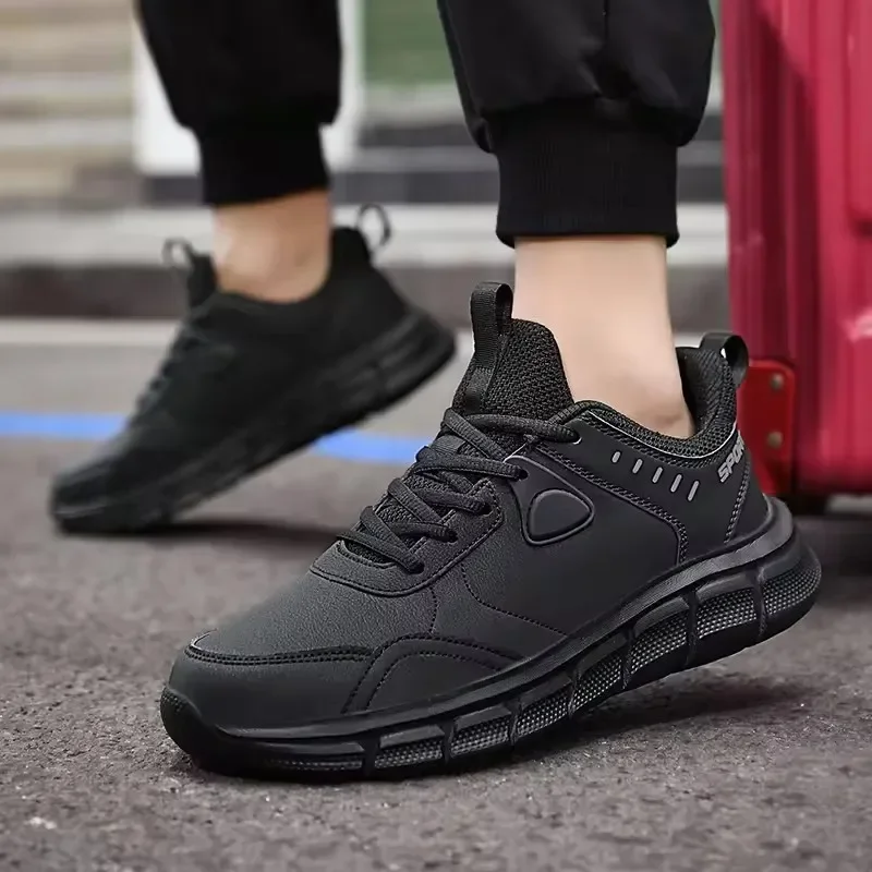 Männer Wanderschuhe Neue Leder Winddicht Leichte Einfache Vielseitige Jogging Männliche Turnschuhe Im Freien Nicht-Rutsch Verschleiß Beständig Schuhe – Detail 6