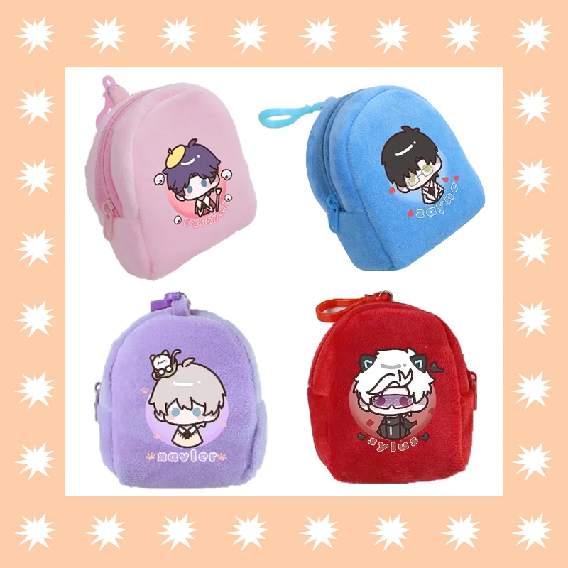 

Game Anime Love and Deepspace Cos Rafayel Sylus Xavier Zayne Unisex 2025 Plush Cute Coin Purse Pendant Holiday Gift