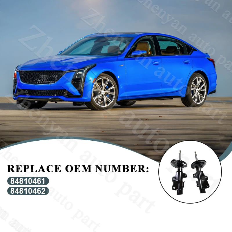 Zhenyan Front Left & Right 84810461-84810462 Shock / Strut Metal Hardware Replace Repair Interior for CADILLAC CT5 AWD 2020~2025