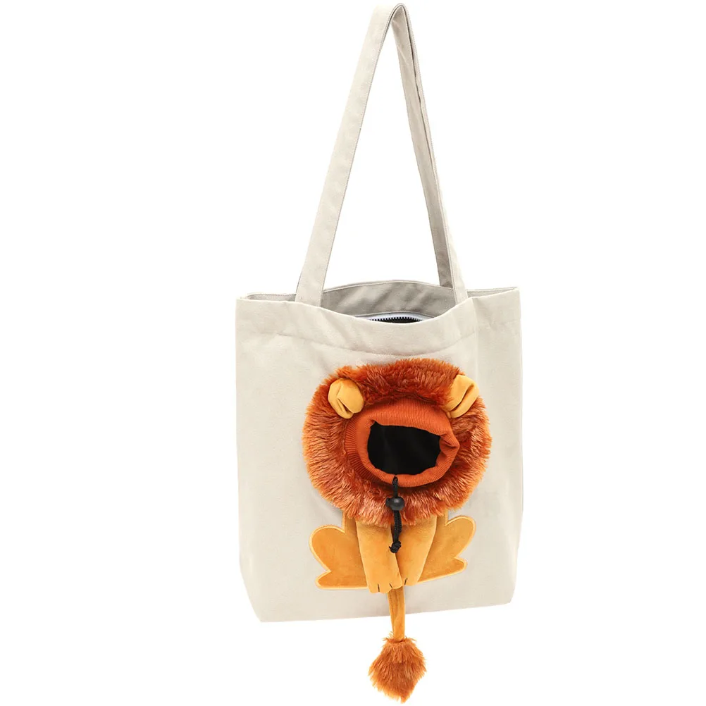 

Shoulder Bag Canvas Kitten Carrier Small Pet Cat Carrying Tote Travel Breathable Collapsible Dog Sling Practical
