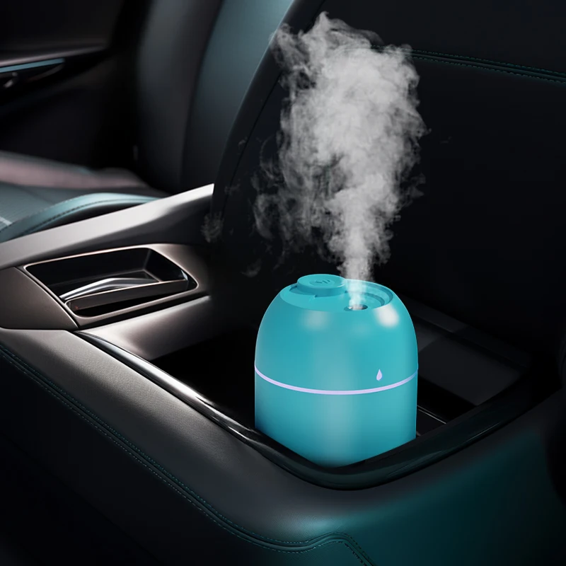 Portable USB Ultrasonic Air Humidifier Car Purifier Diffuser Car Interior Air Purification with LED Lamp Romantic Light