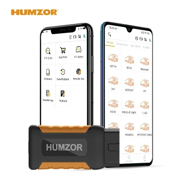 

Humzor ND506 24v Trucks Diagnostic Scan Tool Scanner Car Engine Fault Code Reader Support 24V Vehicle