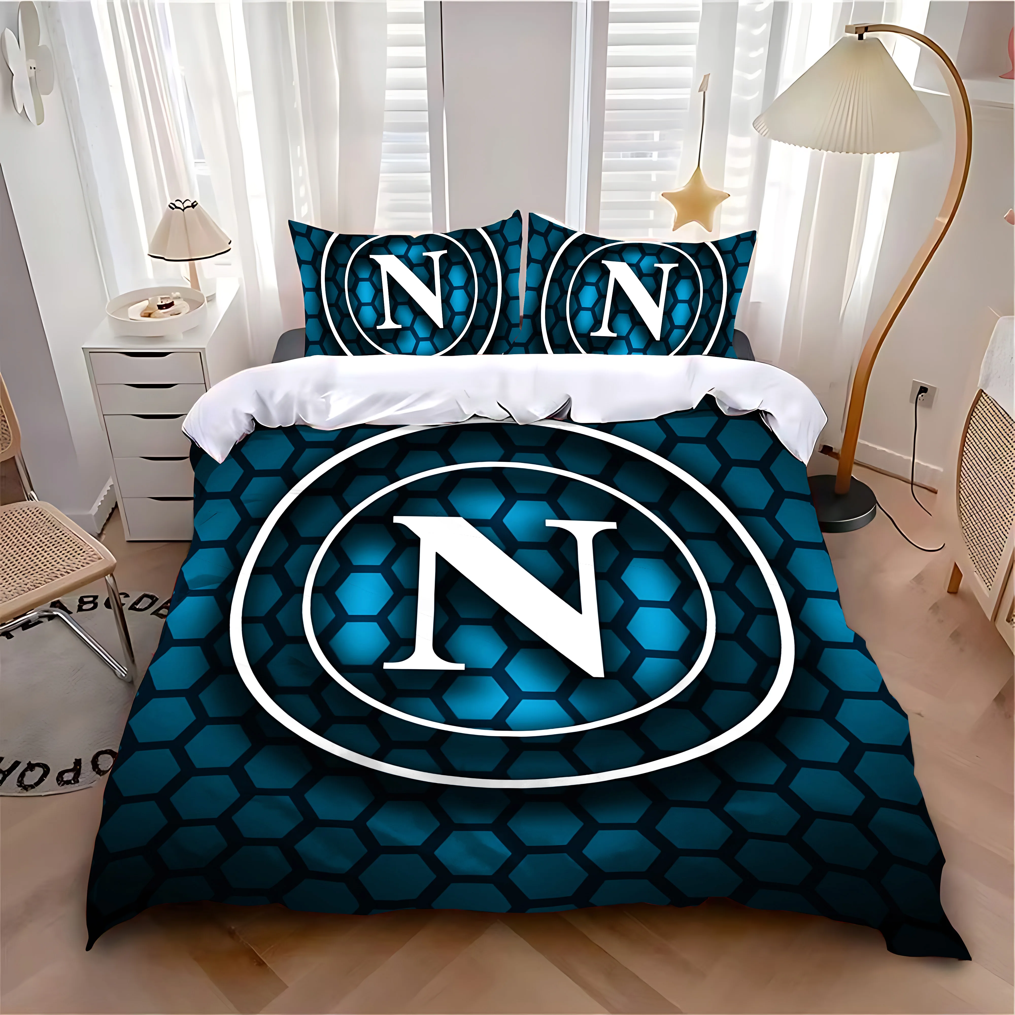 Duvet Cover Pillowcase Bedding Set Hot S-S.S.C. N-NapoliS Adult Boy Girl Bedroom Decoration Children Single Double Large Size