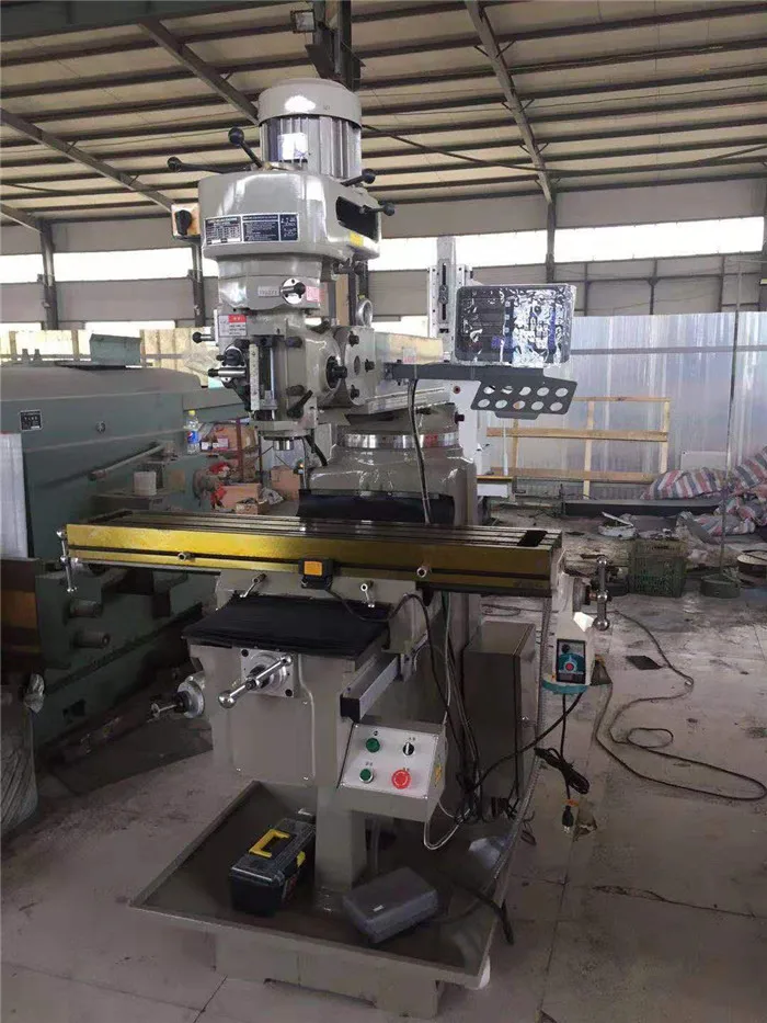 Taiwan variable speed milling head knee type milling machine 5H vertical turret milling machine for metal