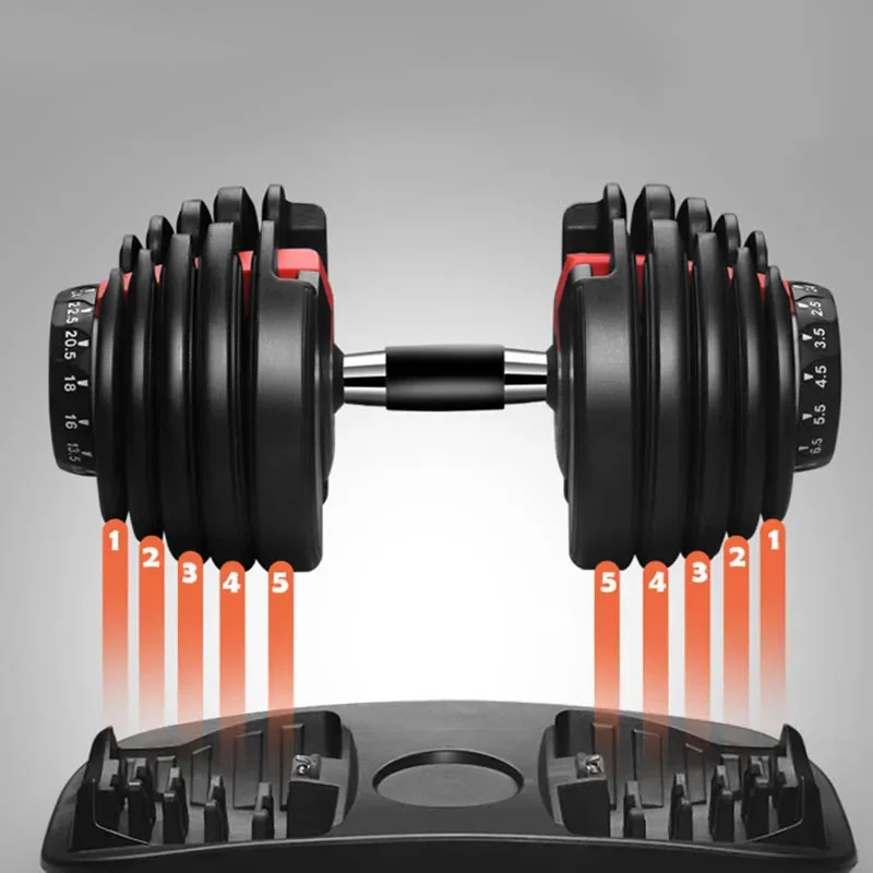 10-80kg Multiweight Options Adjustable Weights Dumbell Set Gym Dumbells