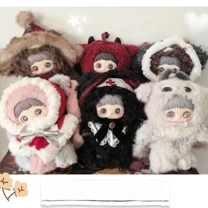 

Maymei Blind Box 100% Genuine Winter Weirdness Series Cute Plush Dolls Desktop Ornament Backpack Pendant Christmas Holiday Gift