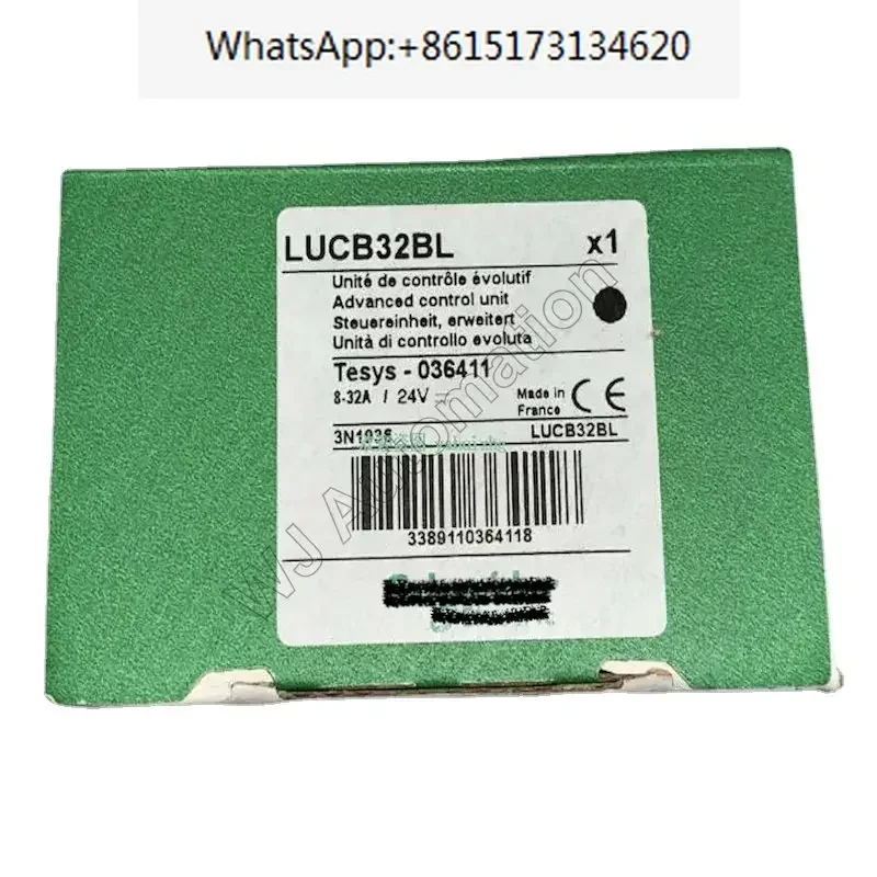 LUCB32BL LUCB Advanced Control Unit (for Three-phase Motor Protection), 8...32 A, 24 V DC .32 A, 24 V DC