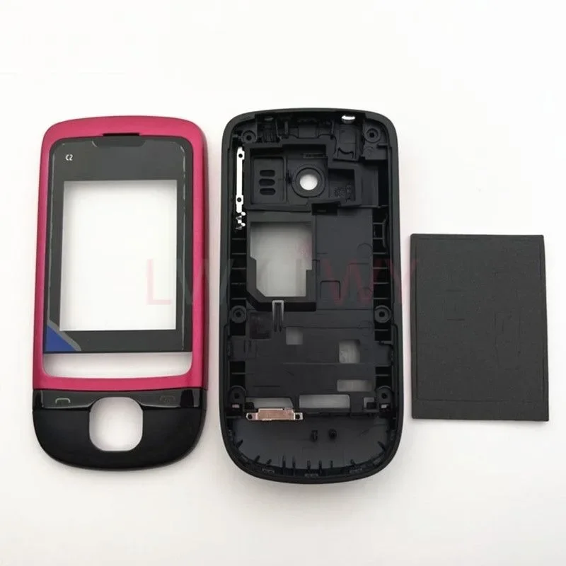 Full Complete  For Nokia C2-05 C205  Mobile Phone Housing Cover Case Replacement Parts