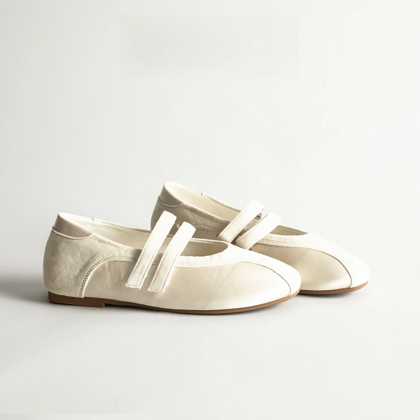 

Korean Style Women's Ballet Flats round Toe Soft Bottom Mary Jane Shoes Fashionable Casual Slip-On Single Shoes for Youth