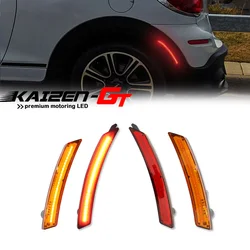 Smoked Lens Amber/Red Full LED Front/Rear Side Marker Light Assemblies For 2007-2013/14 MINI Cooper R55 R56 R57 R58 R59 R60 R61