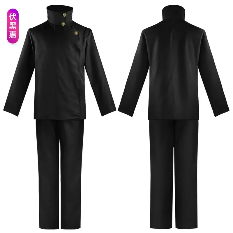 Anime JJK Season 2 Cosplay Gojo Satoru Yuji Itadori Nobara Megumi Ryomen Sukuna Cosplay Costume School Uniform Wig image 4