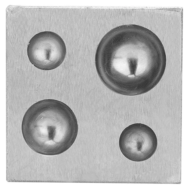 Steel Dapping Doming Block, Steel Dapping Block Steel Square Die Steel Dapping Cube For Jewelry Making